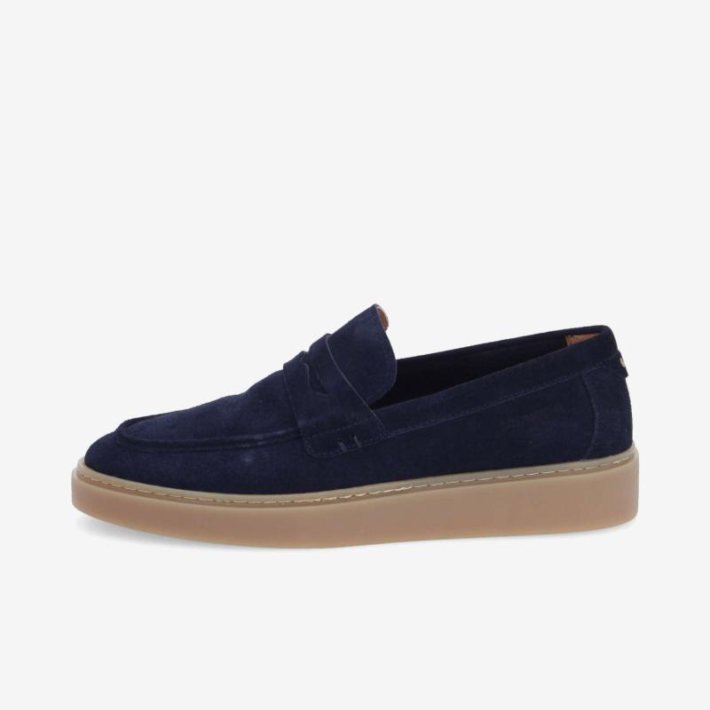 LOAFLY MOC M - SUEDE - BLEU MARINE